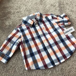 NWT Old Navy plaid button down